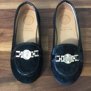 Young Versace Kids Suede Shoes 25